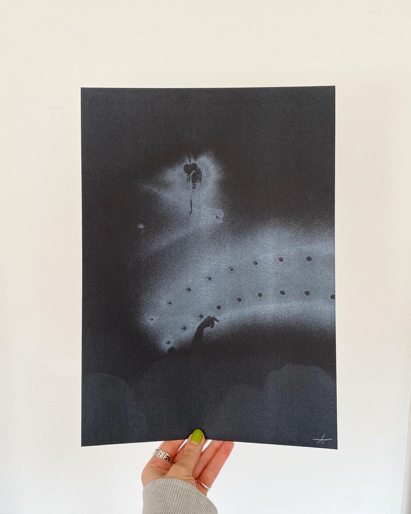 'Welcome Back' riso print