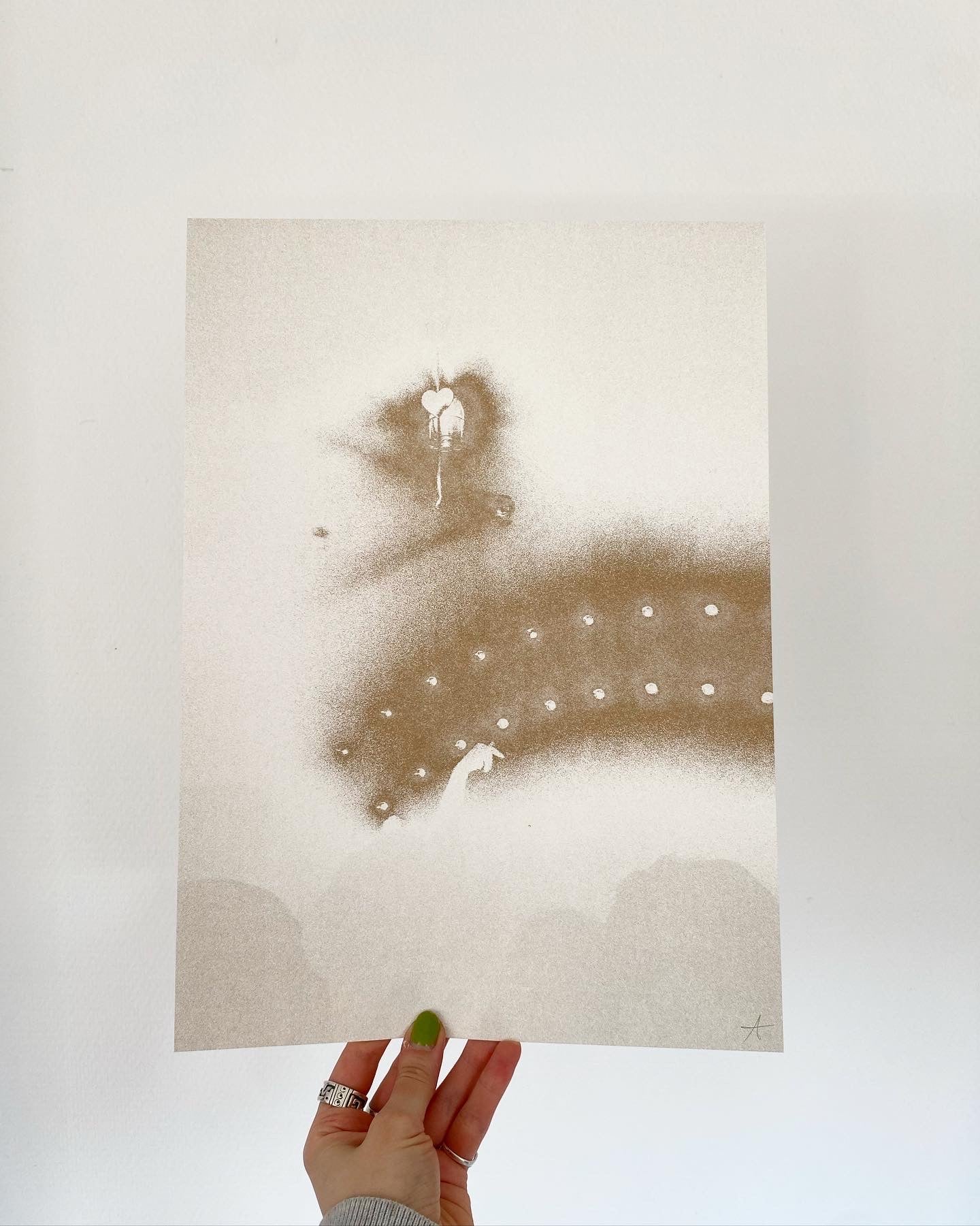 'Welcome Back' riso print