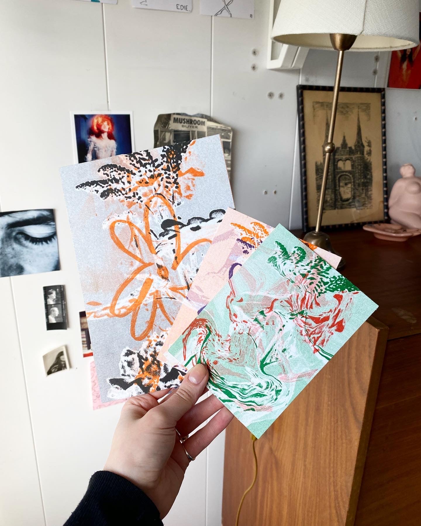 'Flowers' riso prints