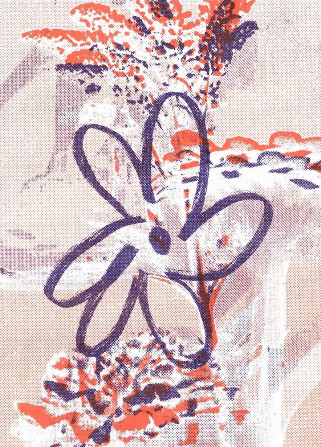 'Flowers' riso prints