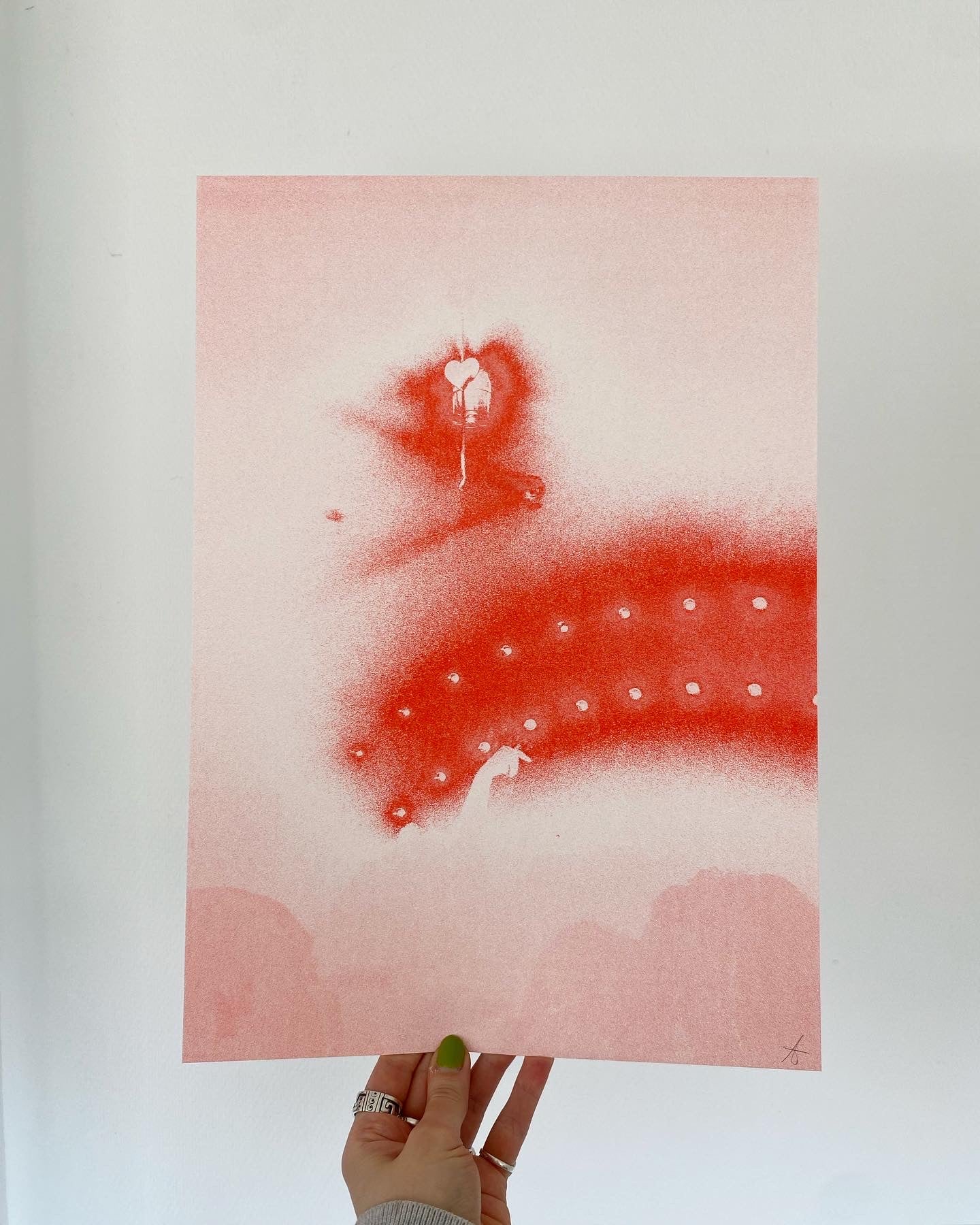 'Welcome Back' riso print